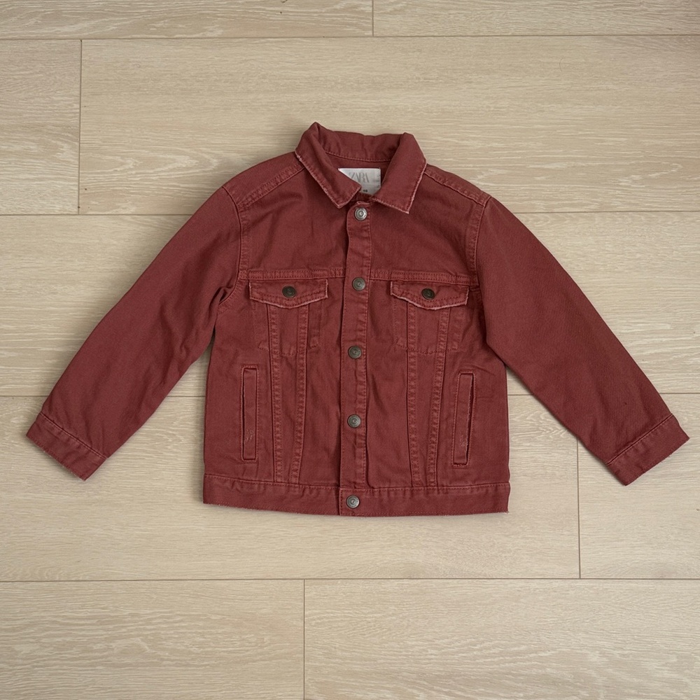 Zara Kids Rust Jean Jacket